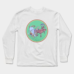 Octopus grand piano Long Sleeve T-Shirt